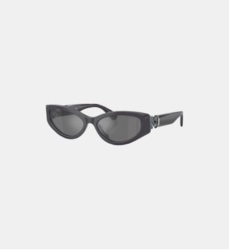 Lunettes de soleil Œil de chat SK6045U - Swarovski - Gris foncé