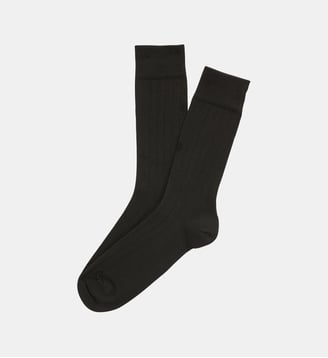 Chaussettes en laine et coton - Noir - Arthur - Noir