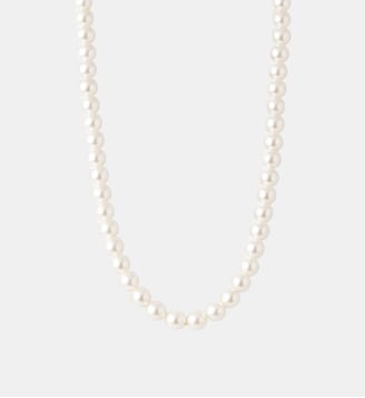 Collier court en perles 5mm - Balaboosté - Blanc
