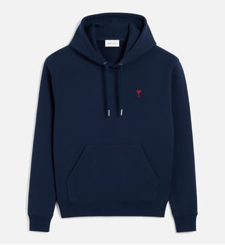 Hoodie Ami de Coeur Rouge unisexe - AMI Paris - Bleu nuit