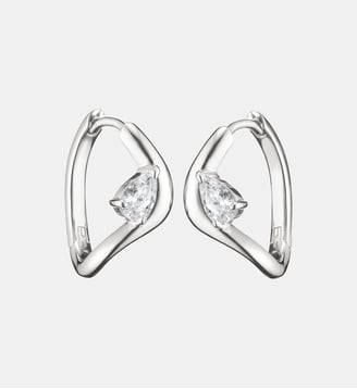 Créoles avec zirconia en forme de goutte - Thomas Sabo - Argent
