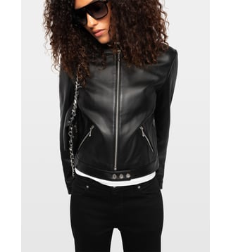 Blouson Loki Cuir - Zadig&Voltaire - Noir