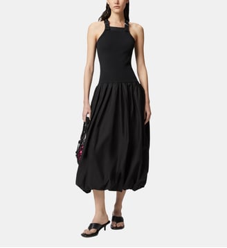 Robe midi à jupe ballon - Pinko - Noir