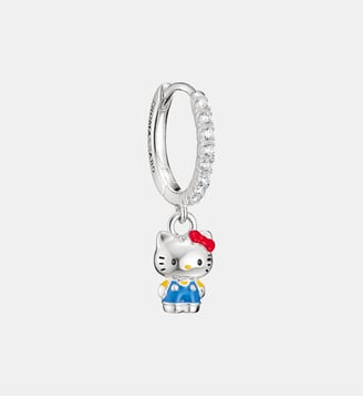 Hello Kitty Créole unique avec zirconia - Thomas Sabo - Argent