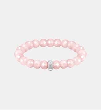 Bracelets beads quartz rose - Thomas Sabo - Argent