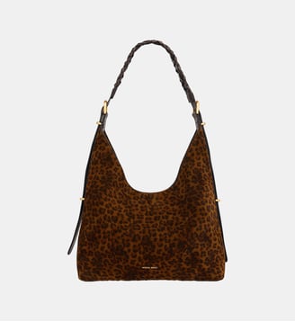 Grand Sac Hobo Jess Léopard - Vanessa Bruno - Fauve