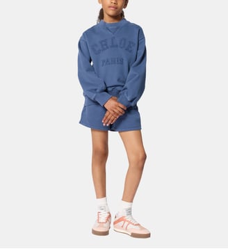 Sweat en molleton - Chloe Kids - Glacier delave