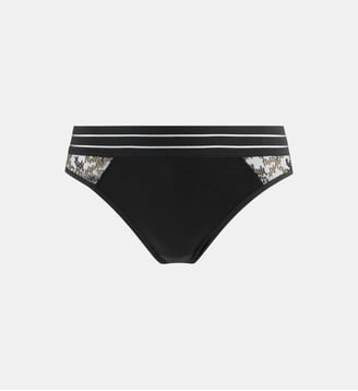 Tanga Nufit Stardust noir - Maison Lejaby - Noir