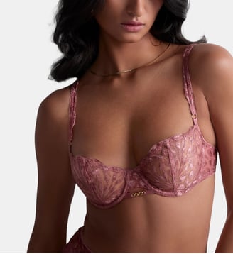 Soutien gorge Corbeille avec armatures - Aubade - Rose