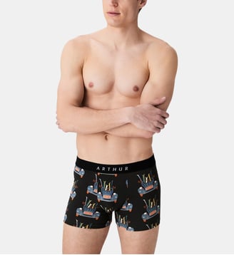Boxer Ski You Later - Arthur - Noir