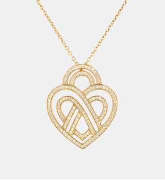 Collier Cœur Entrelacé - Poiray - Or jaune