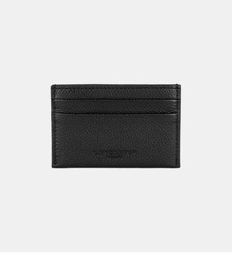Porte-cartes Foulonné PM en cuir - Lancaster - Noir