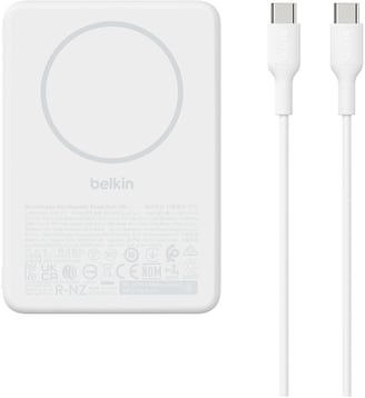 Batterie externe Boostcharge 7.5W Magnetique Blanc - Belkin - Standard