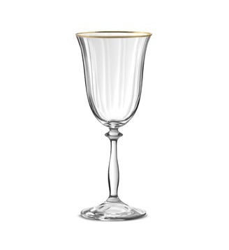 Verre à pied  6 - Médard de Noblat - Doré