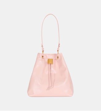 Sac à dos Pulse en cuir de veau - Balmain - Rose