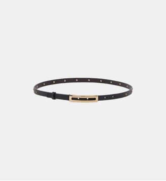 Ceinture avec clous bijoux 1 cm - Pinko - Noir et or