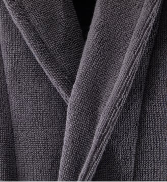 Peignoir long en coton - Desforges - Anthracite