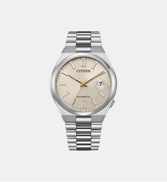 Montre automatique Tsuyosa Beige NJ0151-88W - Citizen - Argenté
