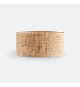 Suspension/Abat-jour en raphia Ø50 cm - La Redoute Interieurs - Naturel