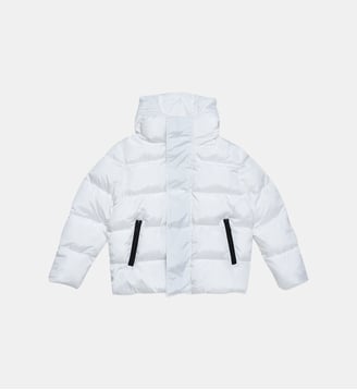 Doudoune courte avec capuche et logo - Dsquared2 - Blanc