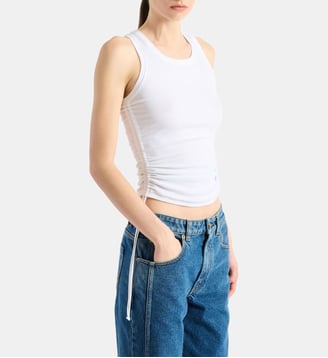 Débardeur drapé - Balmain - Blanc