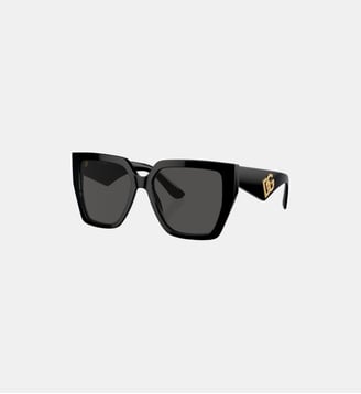 Lunettes de soleil Carré DG4438F - Dolce & Gabbana - Noir