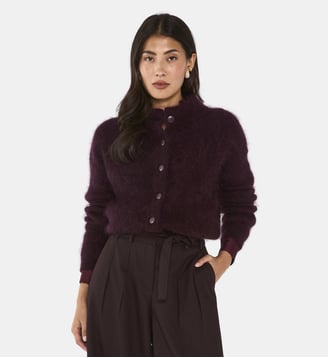 Pull Sans Manches En Mohair Mélangé Aimee Maison 123
