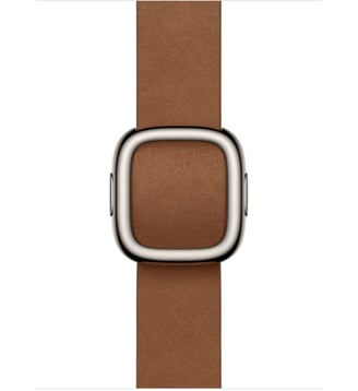 Bracelet 42 mm - Large Boucle moderne caramel - Apple - Caramel