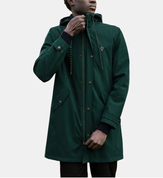 Imperméable coton GRESIGNE - Faguo - Vert sapin