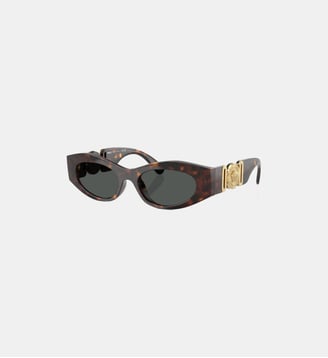 Lunettes de soleil Œil de chat VE4480U - Versace - Havane