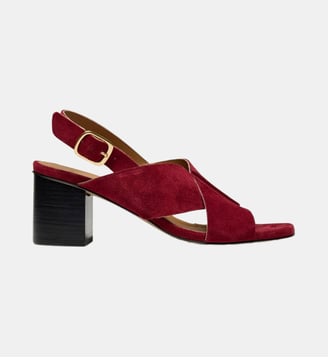 Sandales à talons Dea - Odaje - Bordeaux