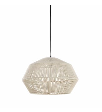 Suspension Deya - Crème - Ø49cm - Light & Living - Blanc