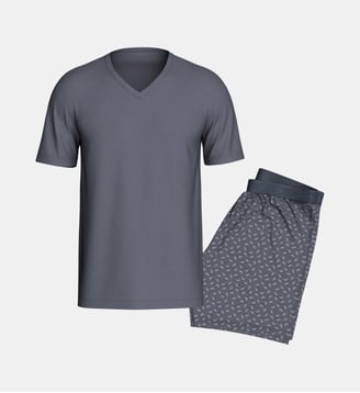 Pyjama court d'homme en Lyocell - Impetus - Gris