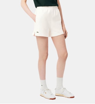 Short en molleton - Lacoste - Blanc