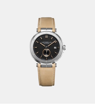 Montre Newport Noir 18389A24SA - Herbelin - Argenté