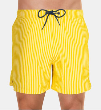 Bermuda de bain en fibres recyclées SIGNATURE - Eminence - Jaune