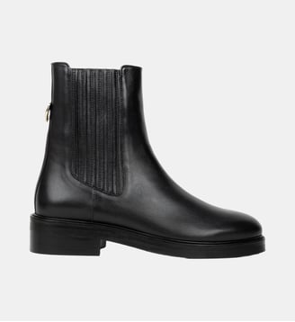 Boots Plates Joyce Cuir d Agneau - Bobbies - Noir