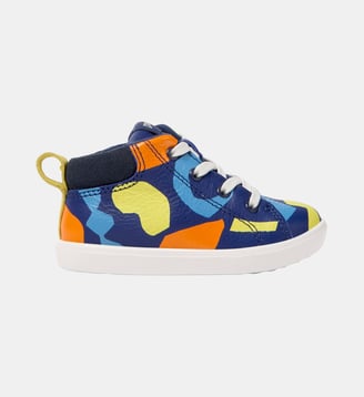 Sneaker Pursuit Twins cuir - Camper - Marine et multicolore