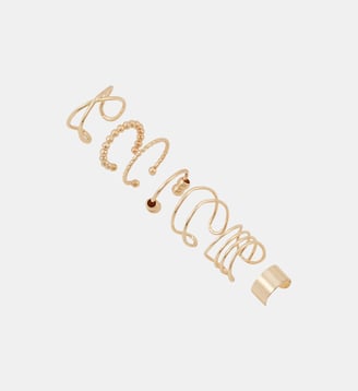 Set de 7 ear cuffs dorés - Balaboosté - Doré