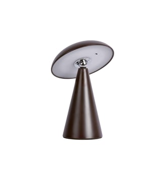 Lampe de Table Phoebe - Marron foncé - 15.5x15.5x21cm - Leitmotiv - Brun foncé