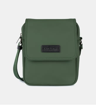 Sacoche Storm en toile enduite - Lancaster - Vert foncé