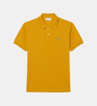Polo droit coton piqué L.12.12 - Lacoste - Jaune miel