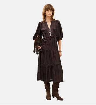 Robe Cleli - Ba&sh - Aubergine