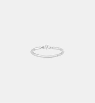 Bague Pure | Essentielle en Argent avec diamant blanc - La Garçonne Diamant - Argent