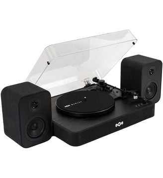 Platine vinyle avec enceintes - Pack Revolution Noir - MARLEY - Noir