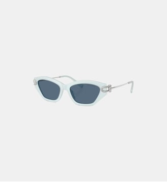 Lunettes de soleil Œil de chat TF4231U - Tiffany & Co - Saphir pâle givré