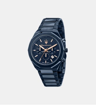 Montre Stile Bleu foncé R8873642008 - Maserati - Bleu foncé