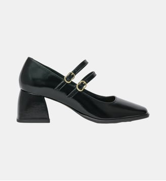 Babies Isore en cuir - Bocage - Noir