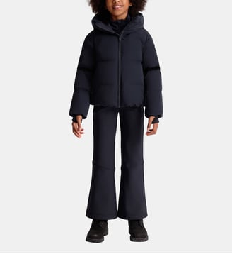 Doudoune barsy jr col montant coupe regular - Fusalp - Marin et noir