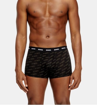 Lot de trois boxers avec logo stylisé - Diesel - Noir